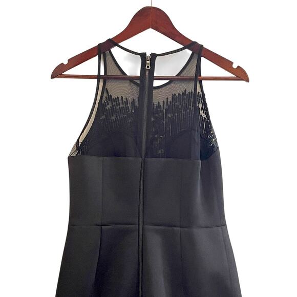 Sachin & Babi "Celeste" Sequin Cocktail Evening Sheath Dress Black Size 2 - Picture 5 of 10